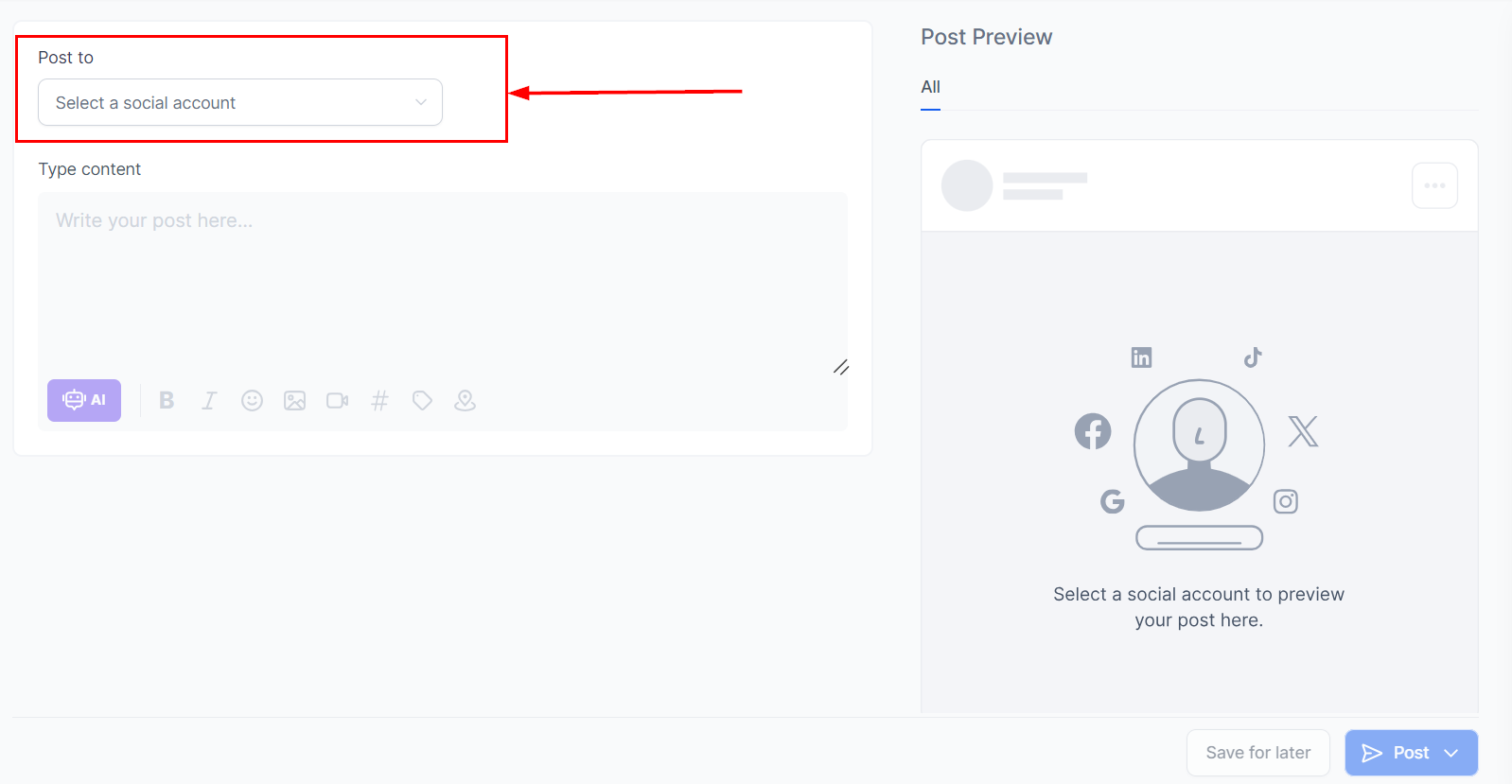 Posting to Instagram – figure 3