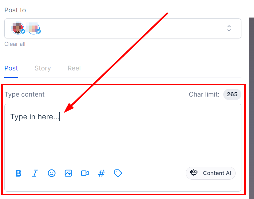 Posting to Twitter – figure 4