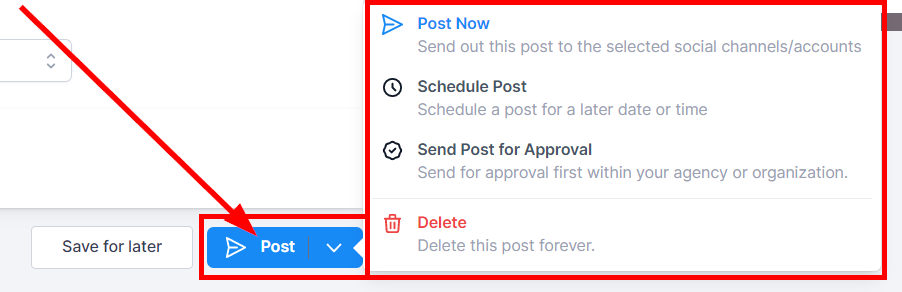 Posting to Twitter – figure 7