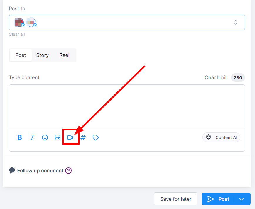 Posting to Twitter – figure 11
