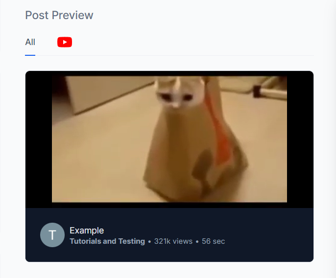 Posting to Youtube – figure 9