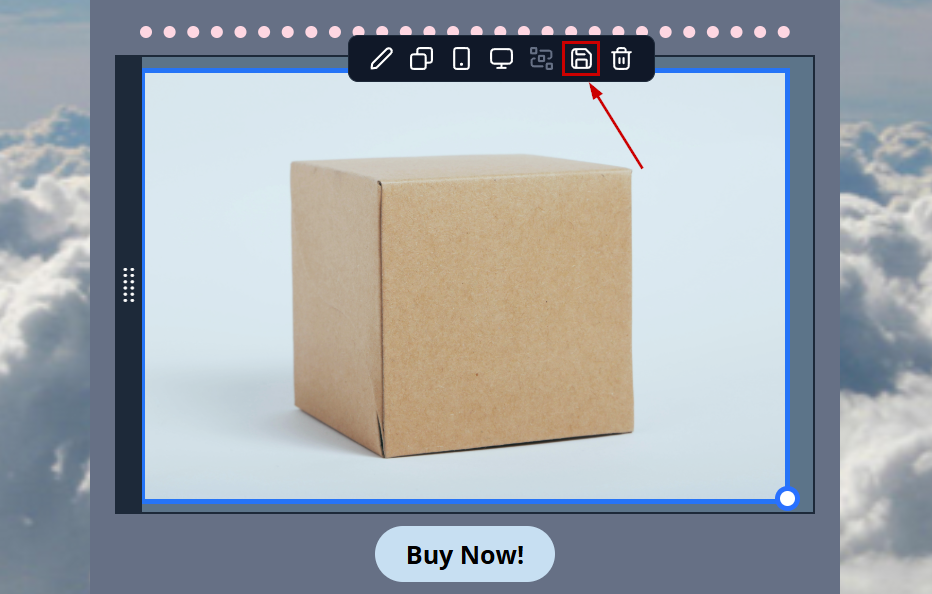 Save Elements Feature in Email Templates – figure 2