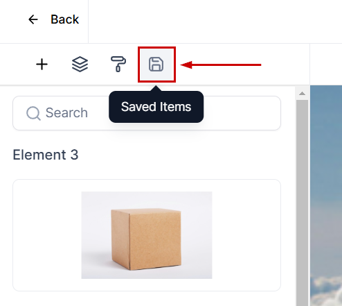 Save Elements Feature in Email Templates – figure 4