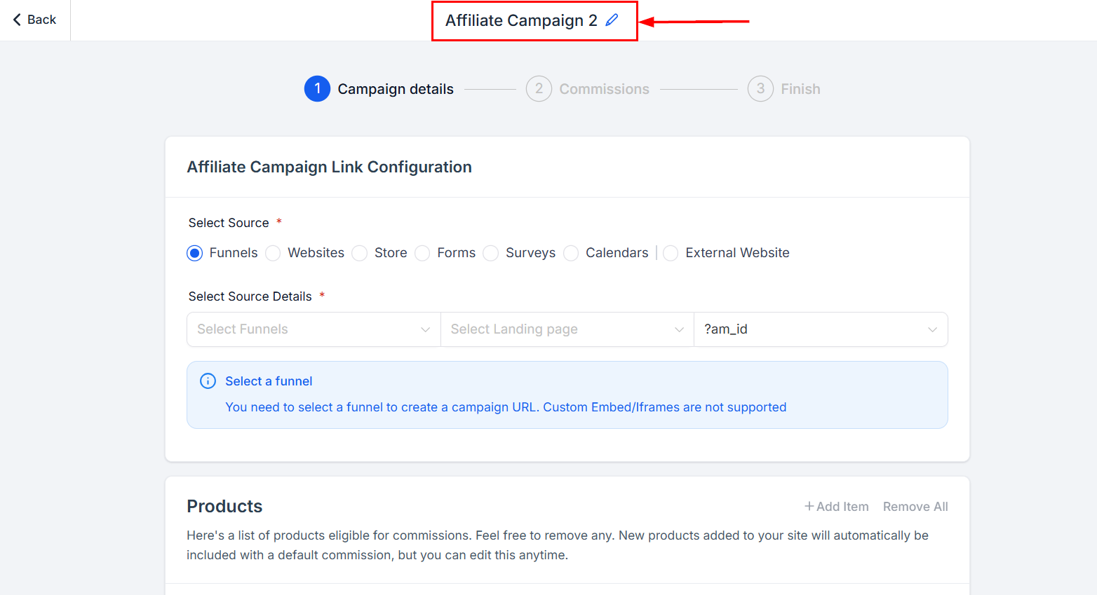 Setting Up an Affiliate Campaign – figure 2