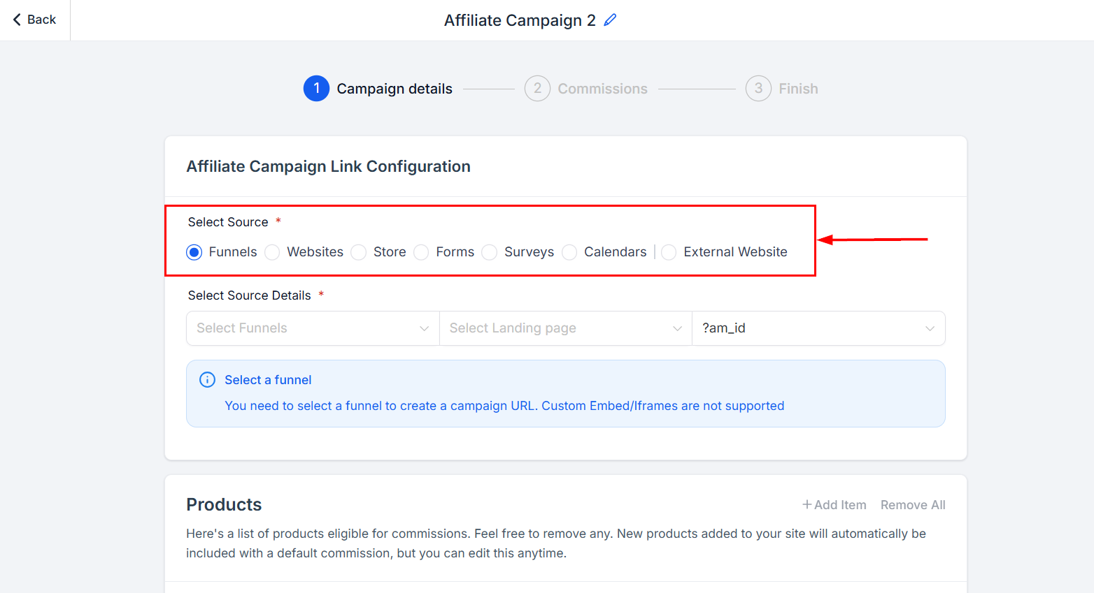Setting Up an Affiliate Campaign – figure 3