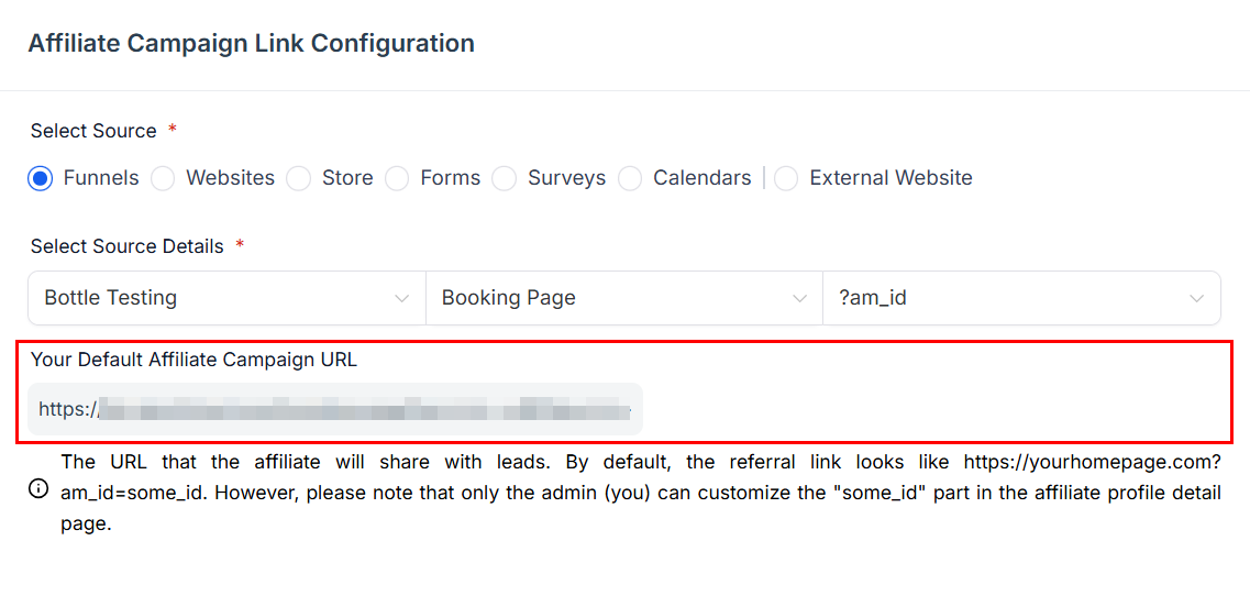 Setting Up an Affiliate Campaign – figure 5