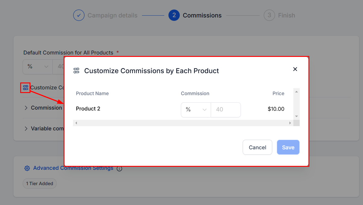 Setting Up an Affiliate Campaign – figure 8