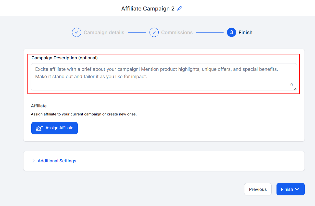 Setting Up an Affiliate Campaign – figure 15