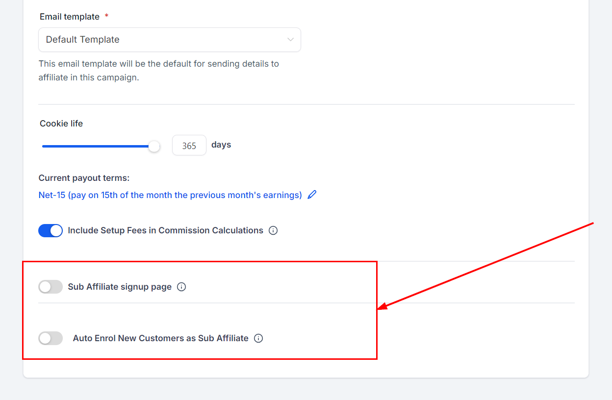 Setting Up an Affiliate Campaign – figure 21