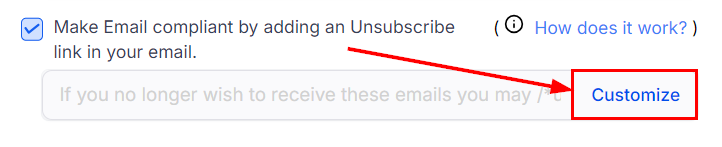 Setting Up Unsubscribe Links In Emails – figure 3