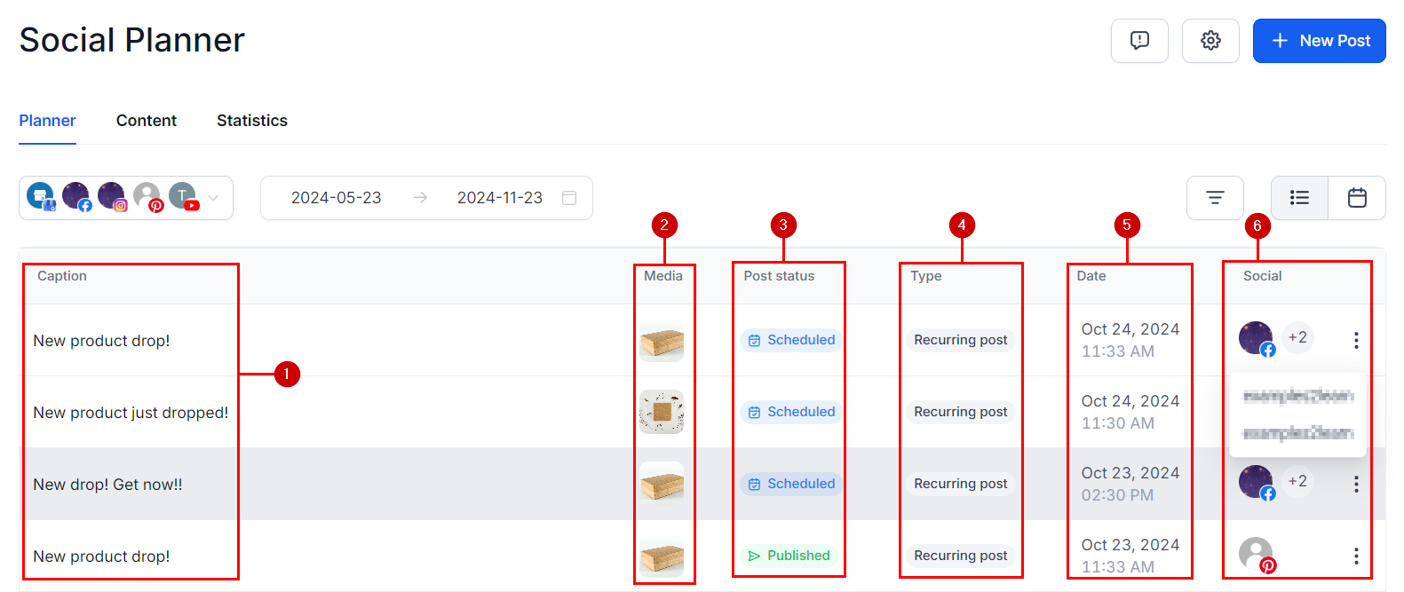 Social Planner - Overview – figure 7