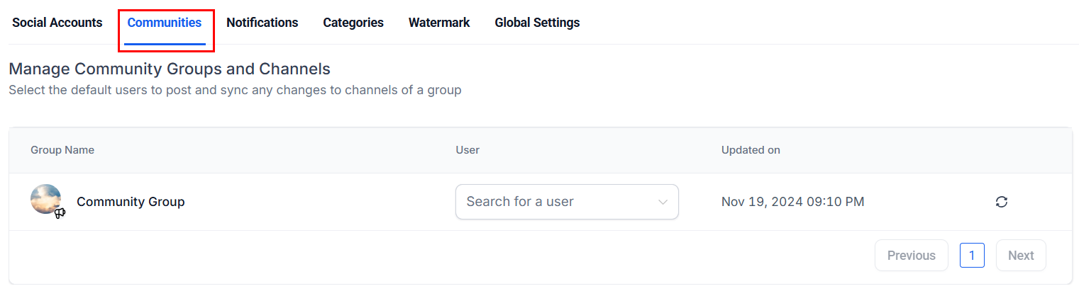 Social Planner Settings – figure 4