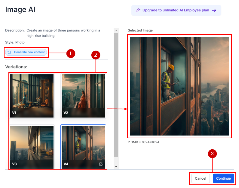 Creating AI Images – figure 3