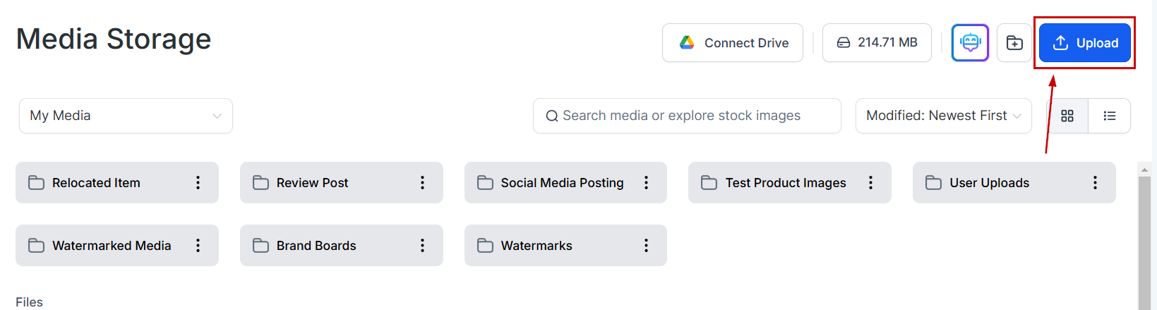 How to Upload Font Files in Media Storage – figure 1