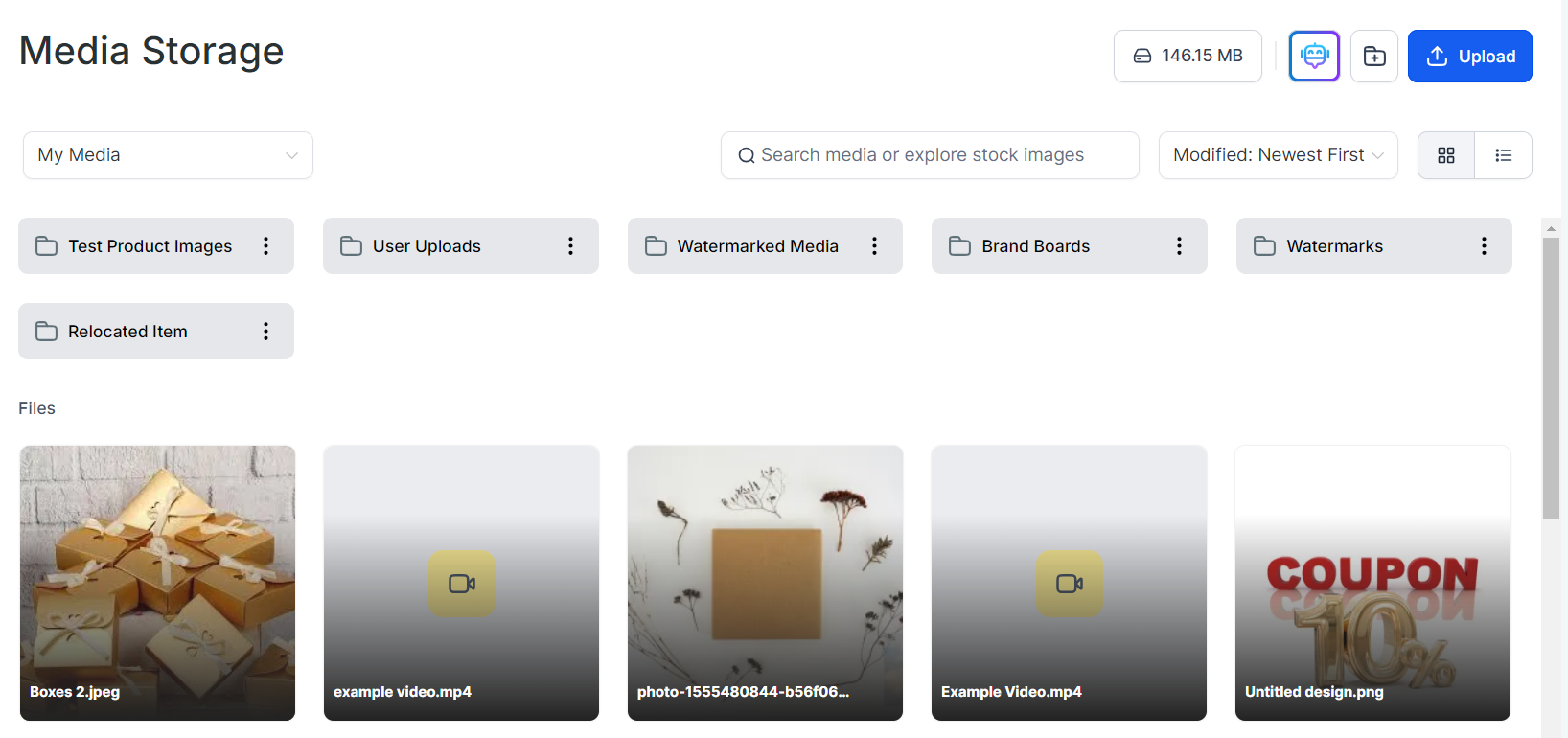 Media Storage Overview – figure 1