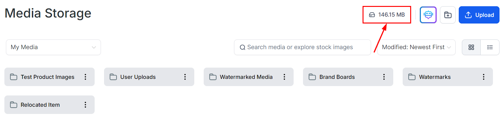 Media Storage Overview – figure 2