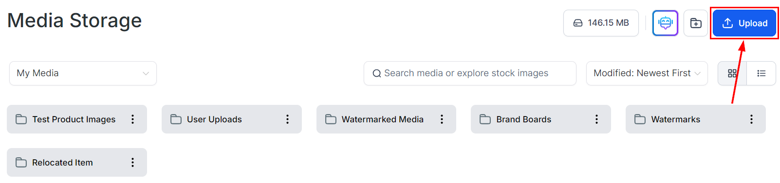 Media Storage Overview – figure 5
