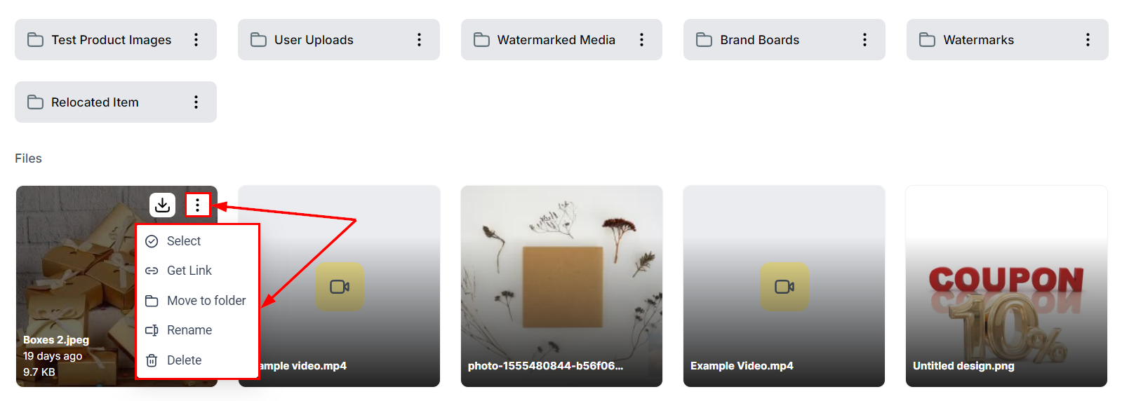 Media Storage Overview – figure 13