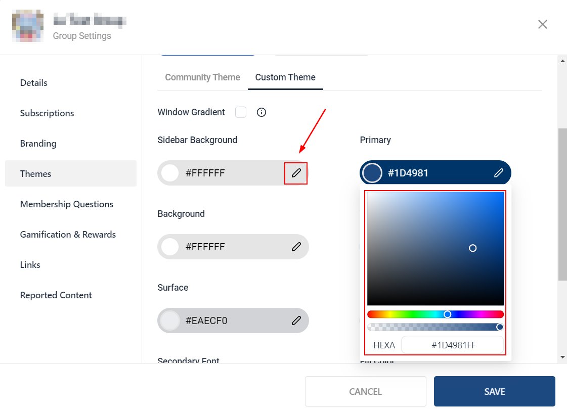 Customize Your Community Theme – figure 6