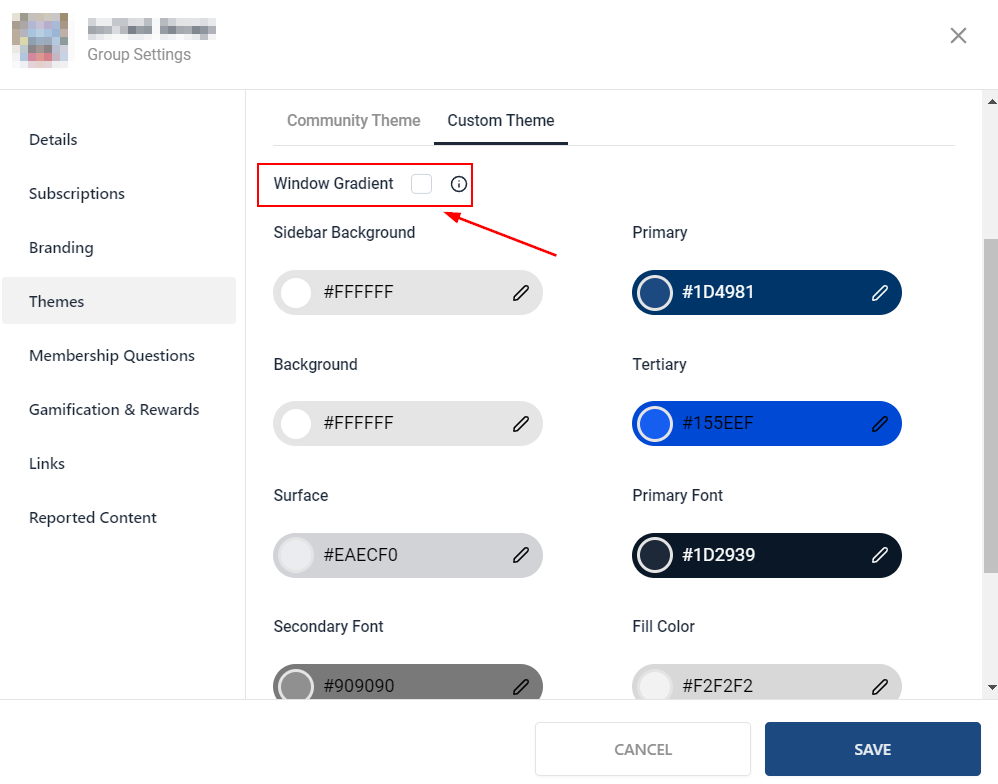 Customize Your Community Theme – figure 7