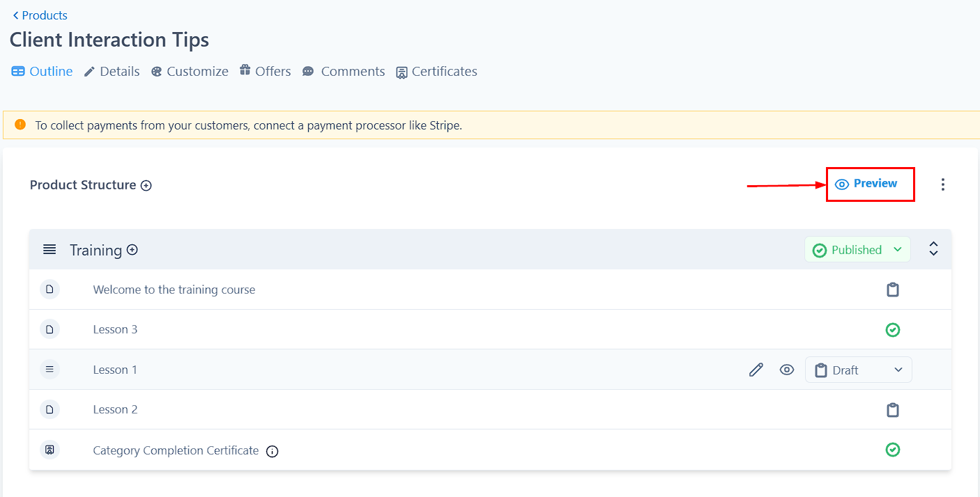 How to Add a Category Completion Certificate – figure 5