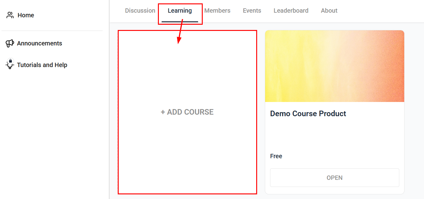 How to Add A Free Course in Your Community – figure 5