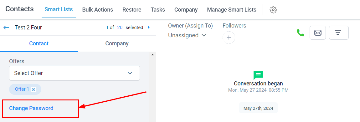 How to Change Passwords for Membership Users – figure 2