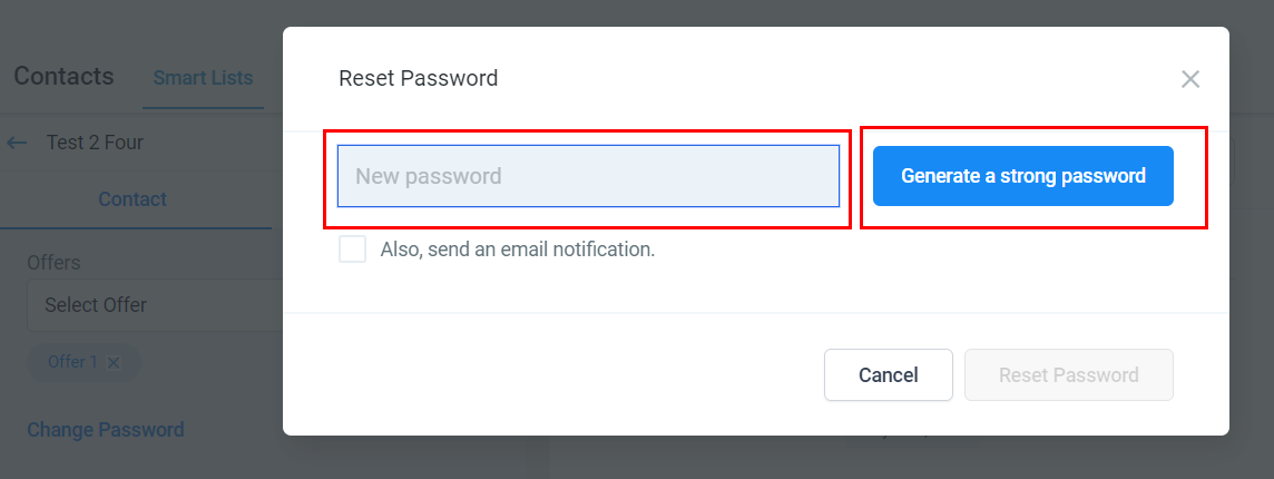 How to Change Passwords for Membership Users – figure 3