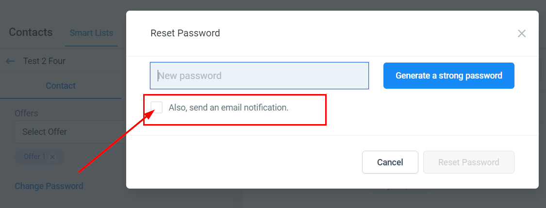 How to Change Passwords for Membership Users – figure 4