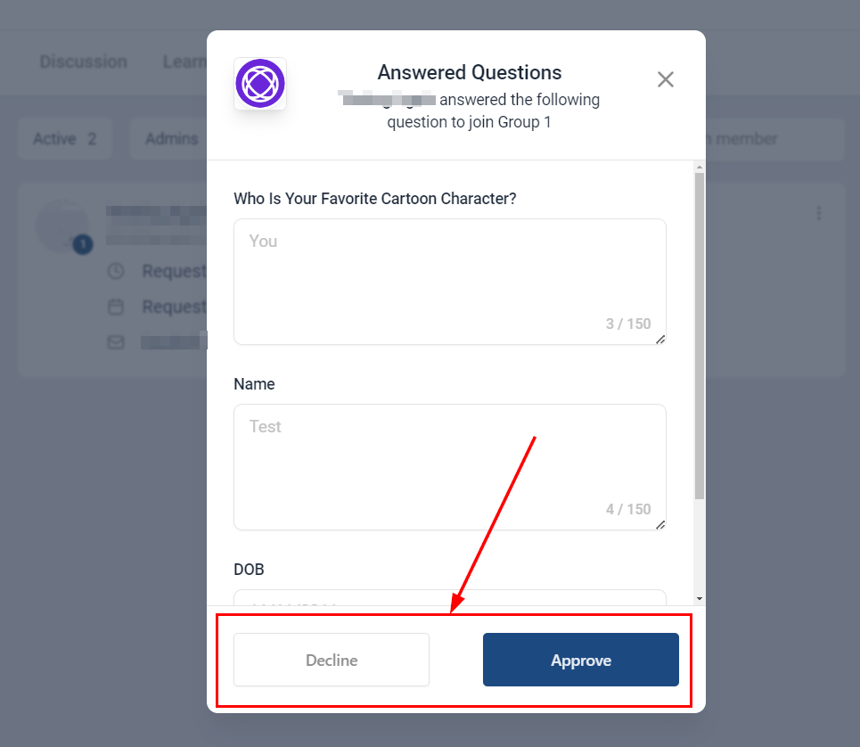 How to Set Up Membership Approval Questions – figure 7