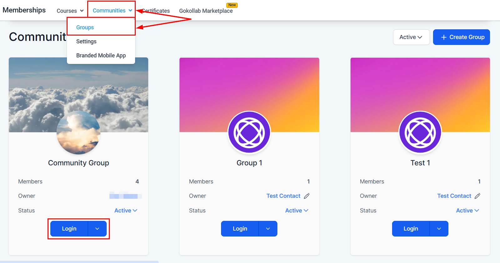 How to Use the Community Chat Feature – figure 1