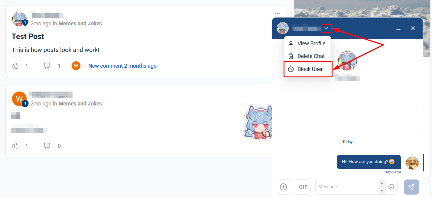 How to Use the Community Chat Feature – figure 7