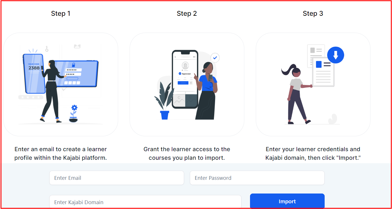 Importing Courses from Kajabi – figure 2