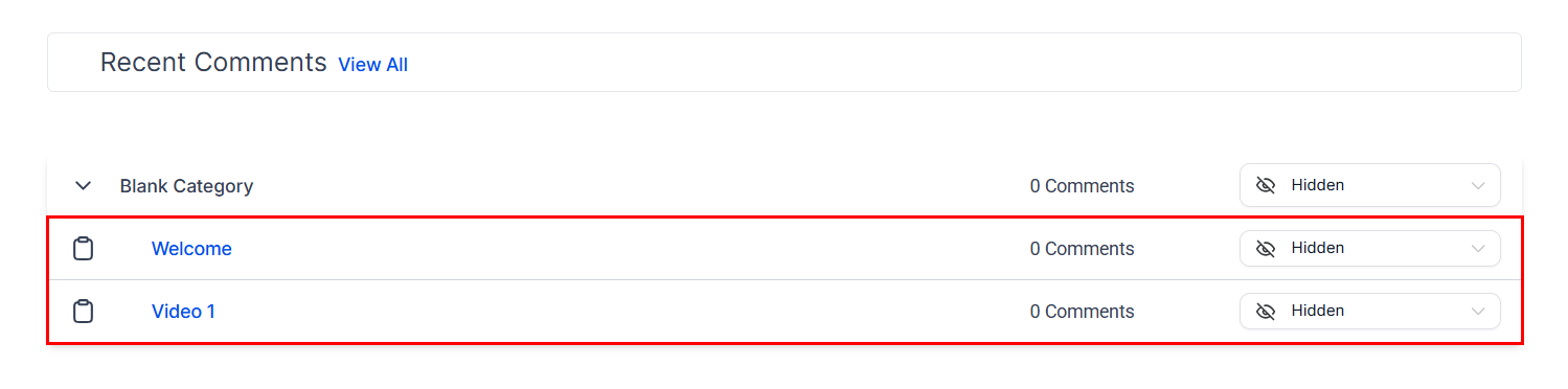 Manage Your Course Comments – figure 5