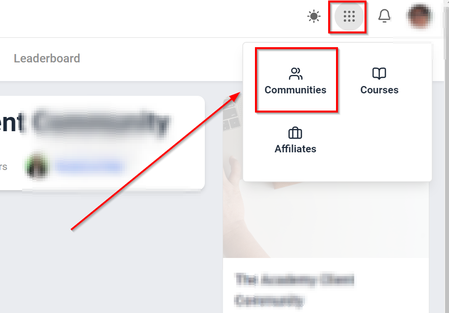 Navigating Hamburger Menu Sidebar In Communities – figure 1