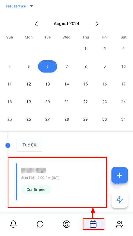 Accepting Payments for Service Appointments in the Mobile App – figure 3
