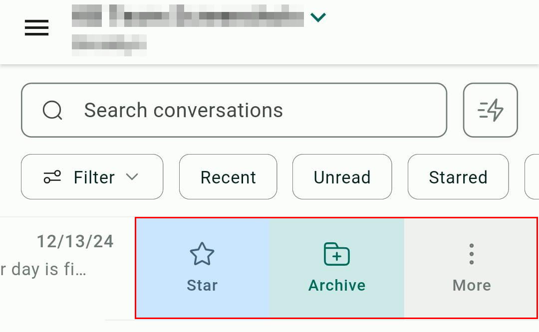 Conversations in the Mobile App – figure 8