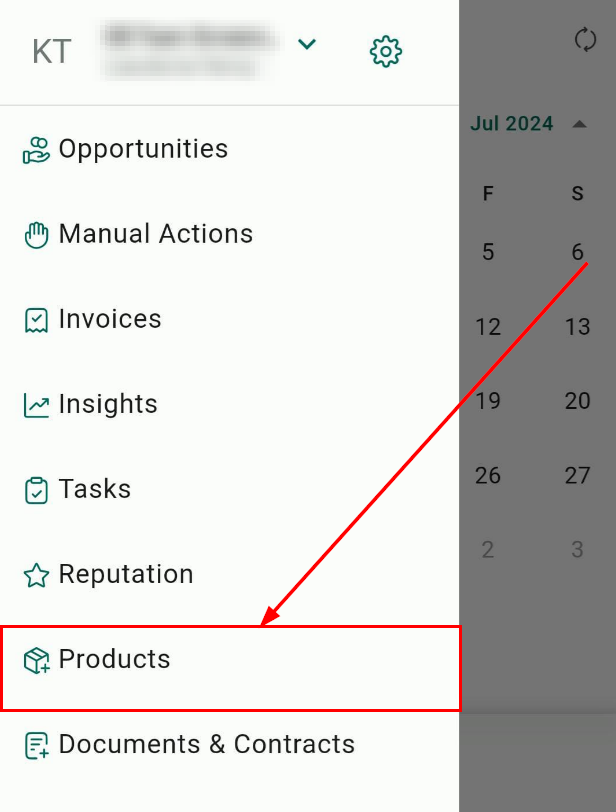 Create Products on the Mobile App – figure 2