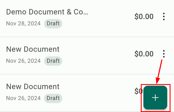 Documents & Contracts on the Mobile App – figure 5