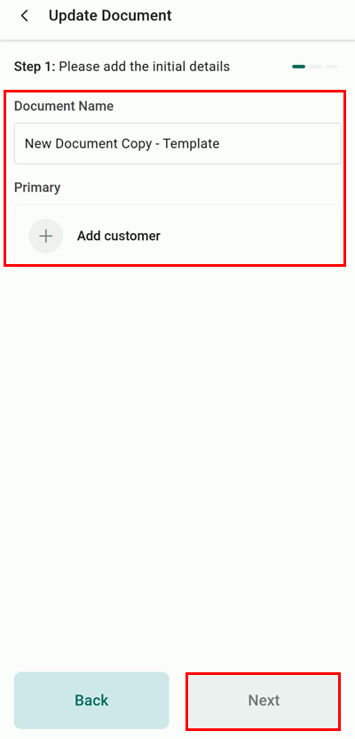 Documents & Contracts on the Mobile App – figure 7