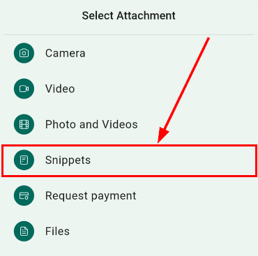 Edit Email Snippets in the Mobile App – figure 4