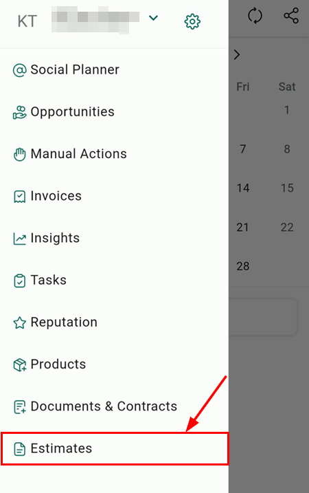 Estimate Direct Payments on the Mobile App – figure 2