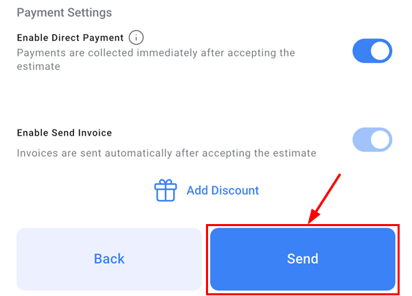 Estimate Direct Payments on the Mobile App – figure 5