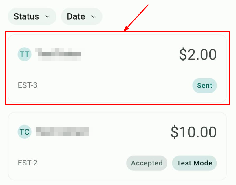 Estimates on the Mobile App – figure 5