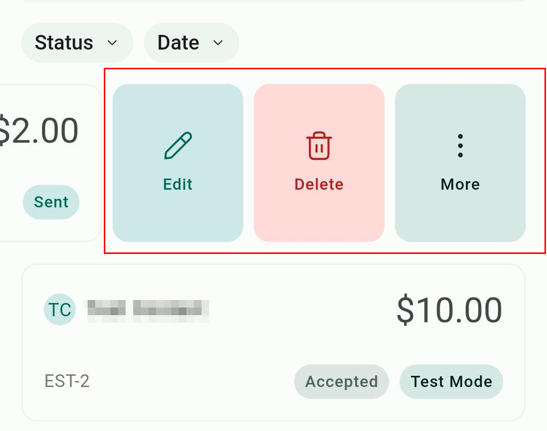Estimates on the Mobile App – figure 7