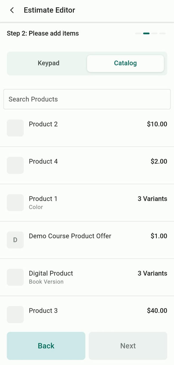 Estimates on the Mobile App – figure 10
