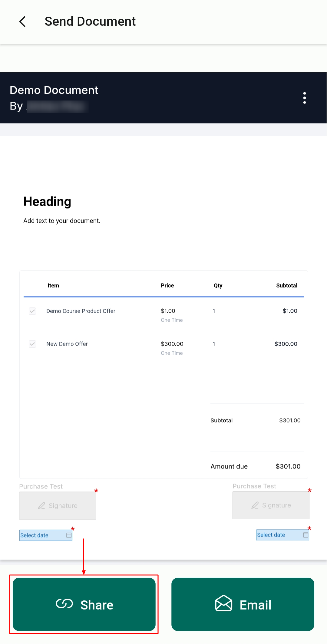 How to Receive In-Person Signatures on the Mobile App – figure 3
