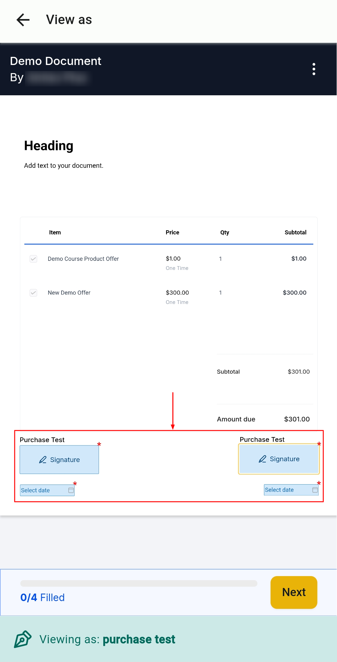 How to Receive In-Person Signatures on the Mobile App – figure 8