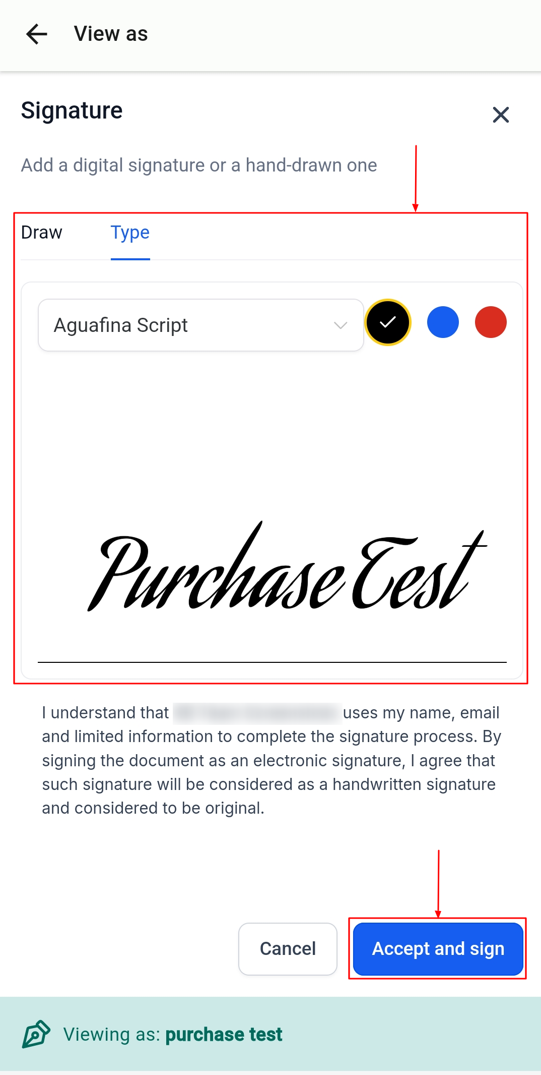 How to Receive In-Person Signatures on the Mobile App – figure 9