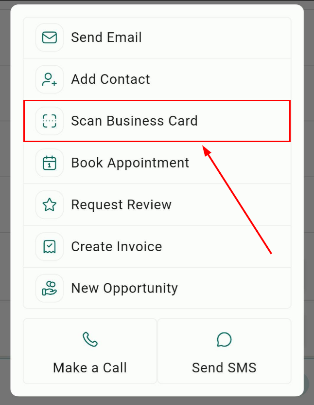 How to Use Business Card Scanner in the Mobile App – figure 5
